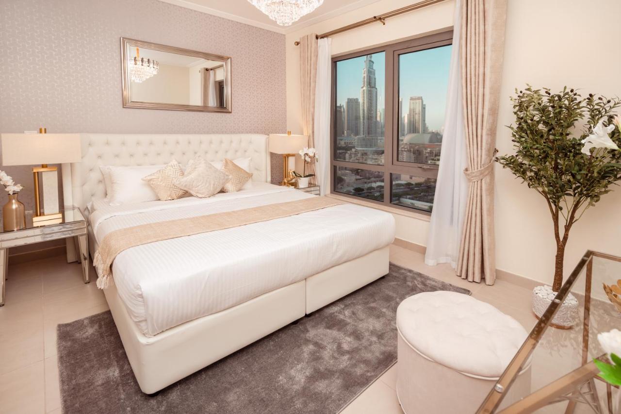 Elite Royal Apartment - Panoramic Full Burj Khalifa, Fountain & Skyline View - Baron Dubai Esterno foto