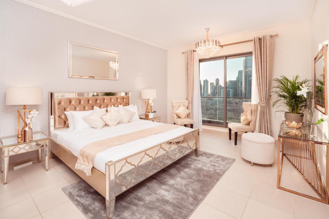 Elite Royal Apartment - Panoramic Full Burj Khalifa, Fountain & Skyline View - Baron Dubai Esterno foto