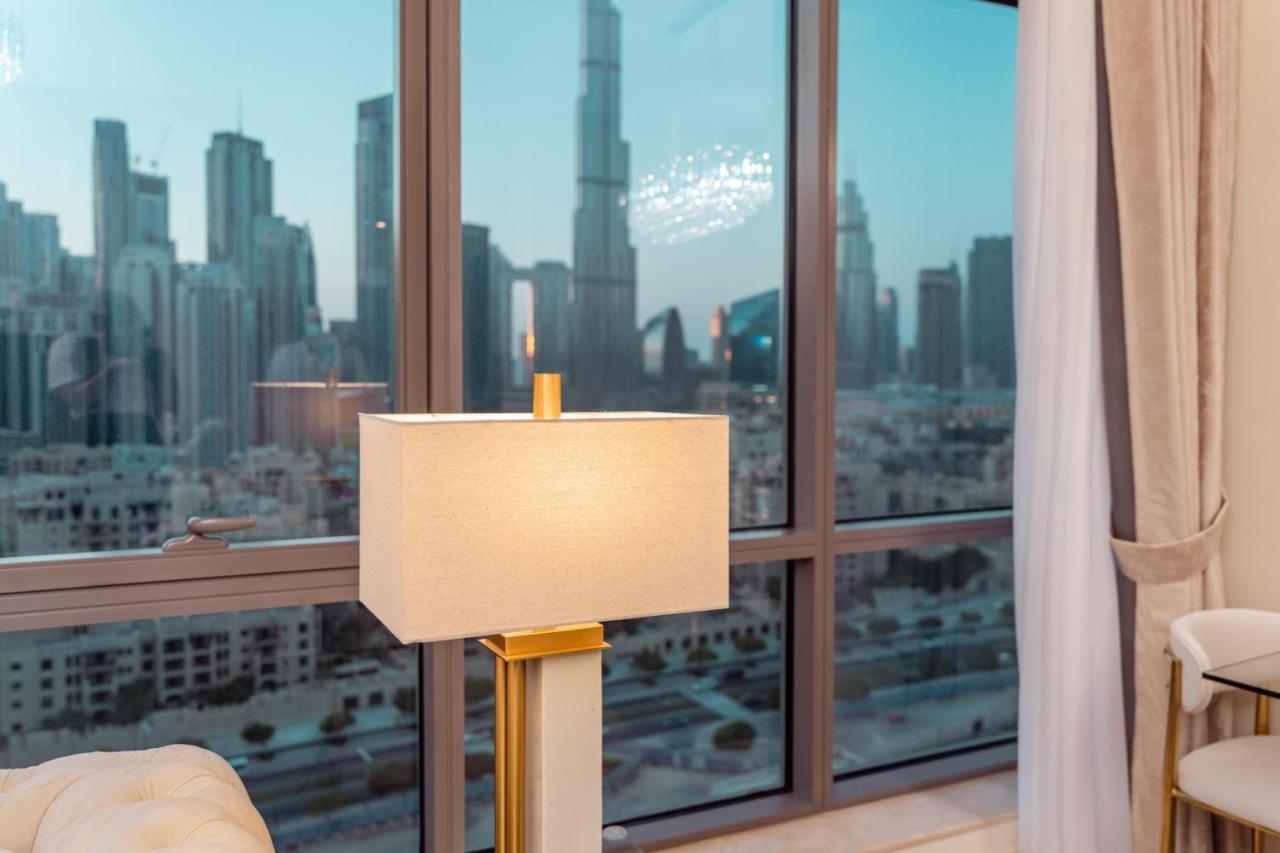 Elite Royal Apartment - Panoramic Full Burj Khalifa, Fountain & Skyline View - Baron Dubai Esterno foto