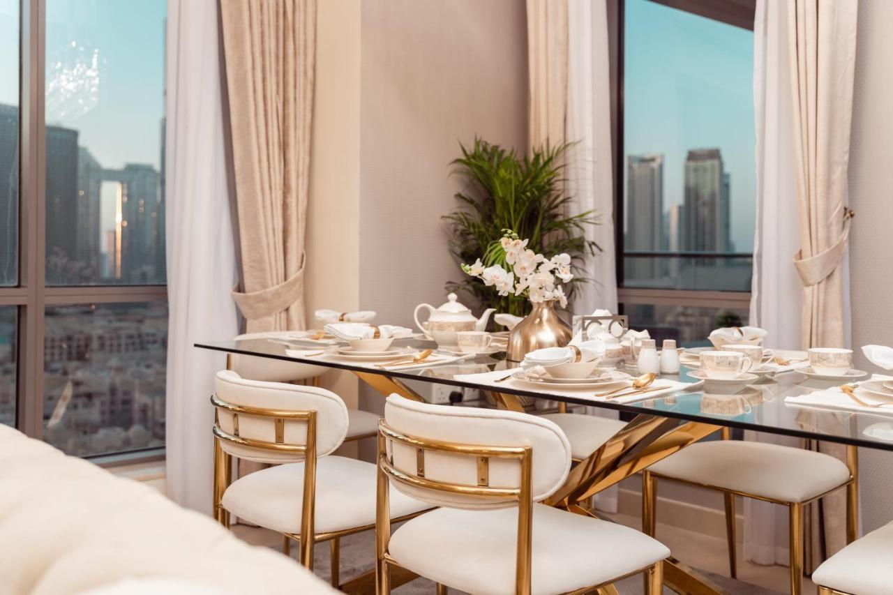 Elite Royal Apartment - Panoramic Full Burj Khalifa, Fountain & Skyline View - Baron Dubai Esterno foto