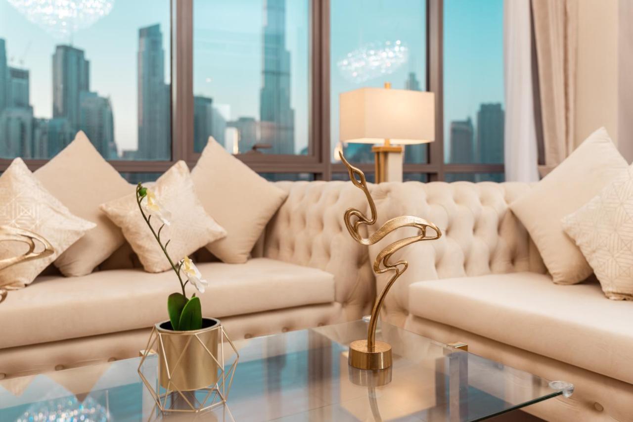 Elite Royal Apartment - Panoramic Full Burj Khalifa, Fountain & Skyline View - Baron Dubai Esterno foto