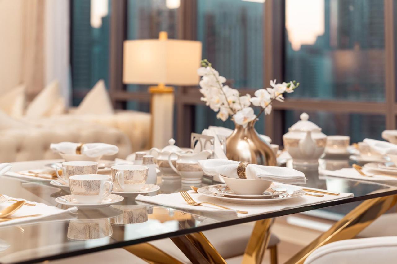 Elite Royal Apartment - Panoramic Full Burj Khalifa, Fountain & Skyline View - Baron Dubai Esterno foto