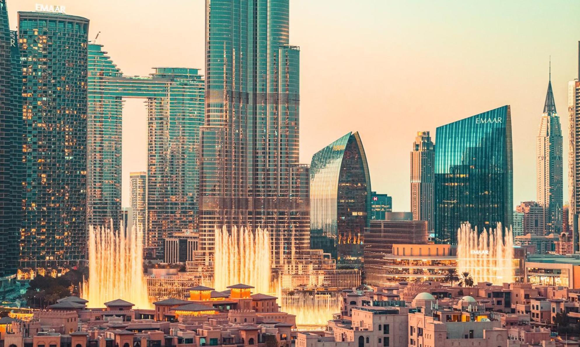 Elite Royal Apartment - Panoramic Full Burj Khalifa, Fountain & Skyline View - Baron Dubai Esterno foto