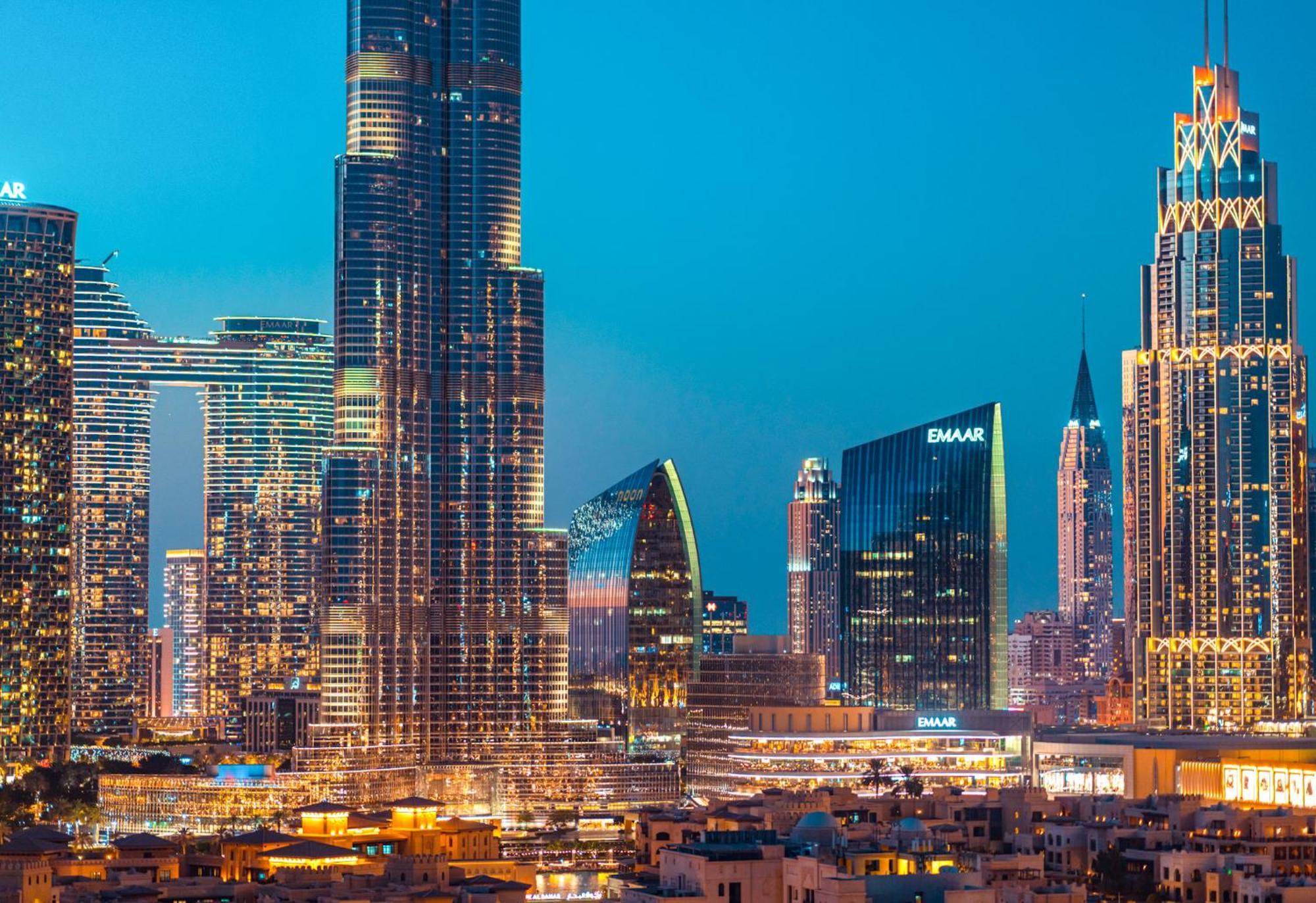 Elite Royal Apartment - Panoramic Full Burj Khalifa, Fountain & Skyline View - Baron Dubai Esterno foto